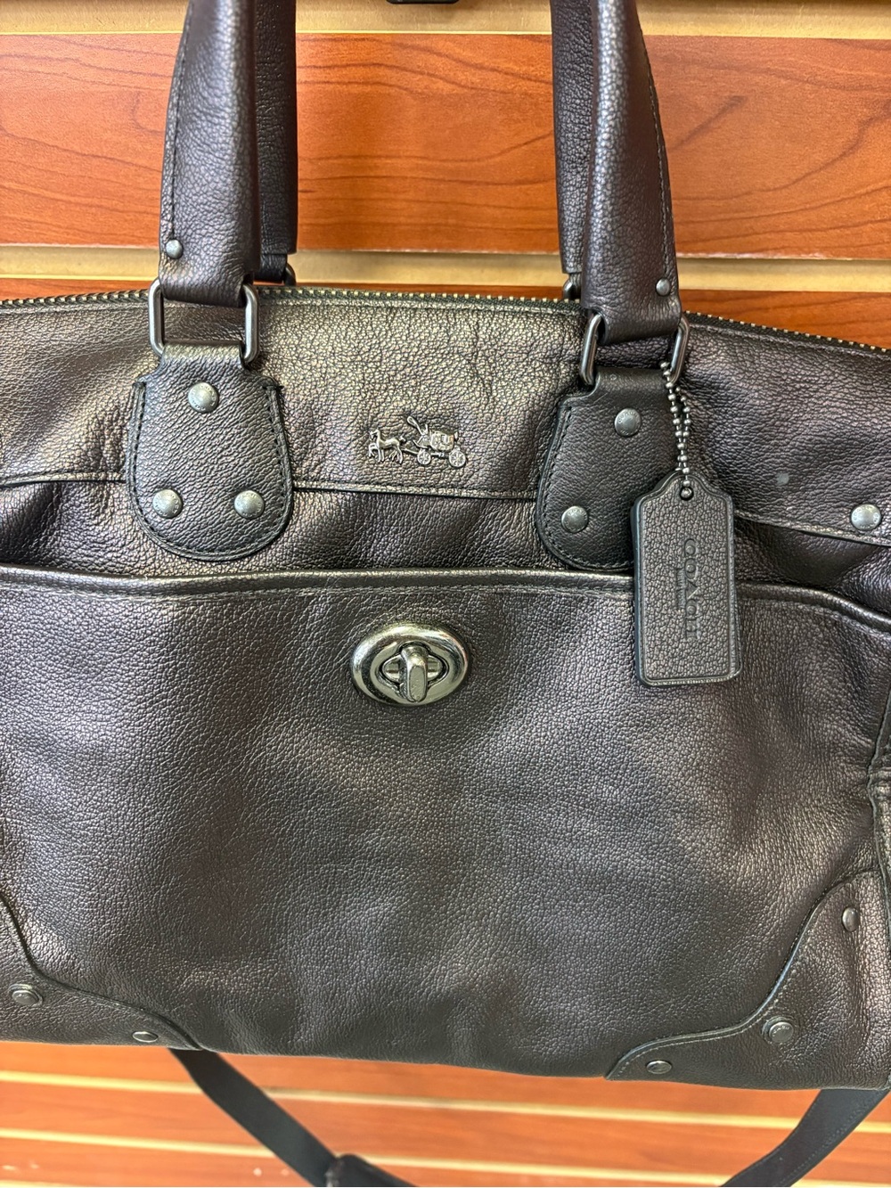 Coach metallic Ryder 32 - Picture 2 of 11